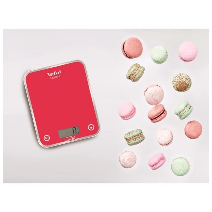 TEFAL Balance culinaire Optiss - BC5003V1 - Framboise