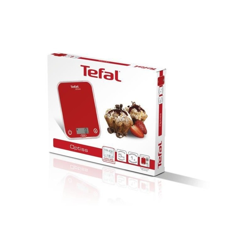 TEFAL Balance culinaire Optiss - BC5003V1 - Framboise