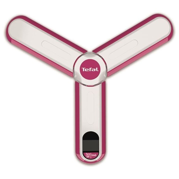 TEFAL BC5400V1 Ingenio Balance de cuisine repliable, Graduation 5 Kg /