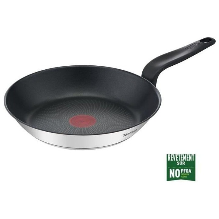 TEFAL E3090404 PRIMARY poele inox avec revetement anti-adhésif 24 cm