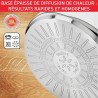 TEFAL B8646404 Marmite 26 cm inox, Tous feux dont induction, 6,5 L, Poignées robustes, Couvercle verre, Intuition XL