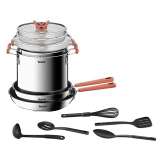 TEFAL G721SD74 Batterie de cuisine 13 pieces, Induction, Acier inoxyda