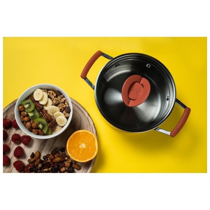 TEFAL G721SD74 Batterie de cuisine 13 pieces, Induction, Acier inoxyda