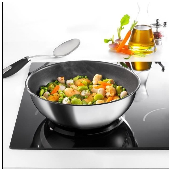 TEFAL L9407702 Poele wok 26 cm INGENIO PREFERENCE - Tous feux dont ind
