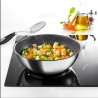 TEFAL L9407702 Poele wok 26 cm INGENIO PREFERENCE - Tous feux dont induction - Antiadhésive - Poignée vendue séparément