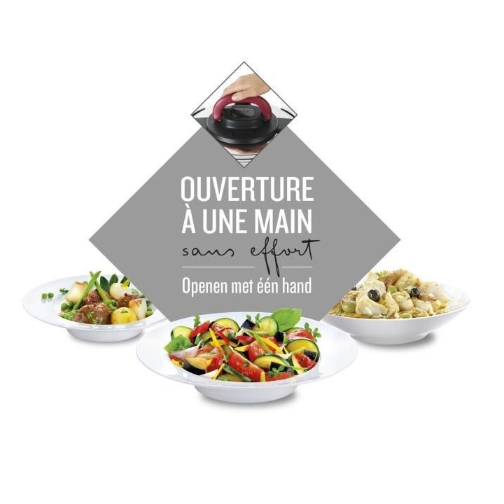 SEB P4371407 cocotte minute CLIPSO+ STYLE Autocuiseur 8 L a poignées