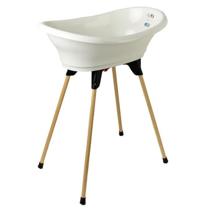 Pack baignoire THERMOBABY VASCO 5 en 1 Blanc muguet - Fabriqué en Fra