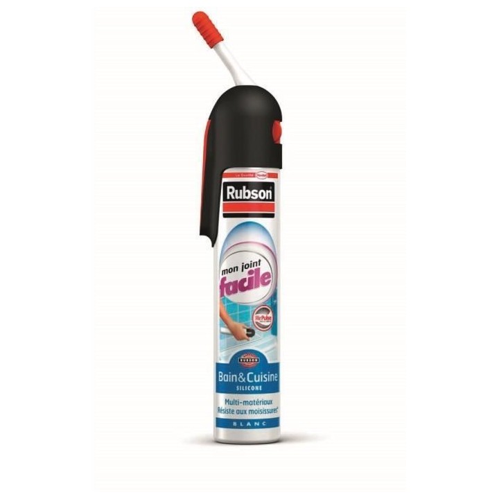 Mastic sanitaire Rubson - Gachette 200 ml - Blanc