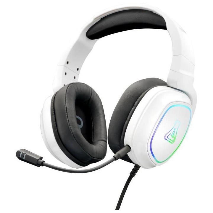 Casque Gaming RGB THE G-LAB - Compatible PC, PS4, XboxOne - Blanc