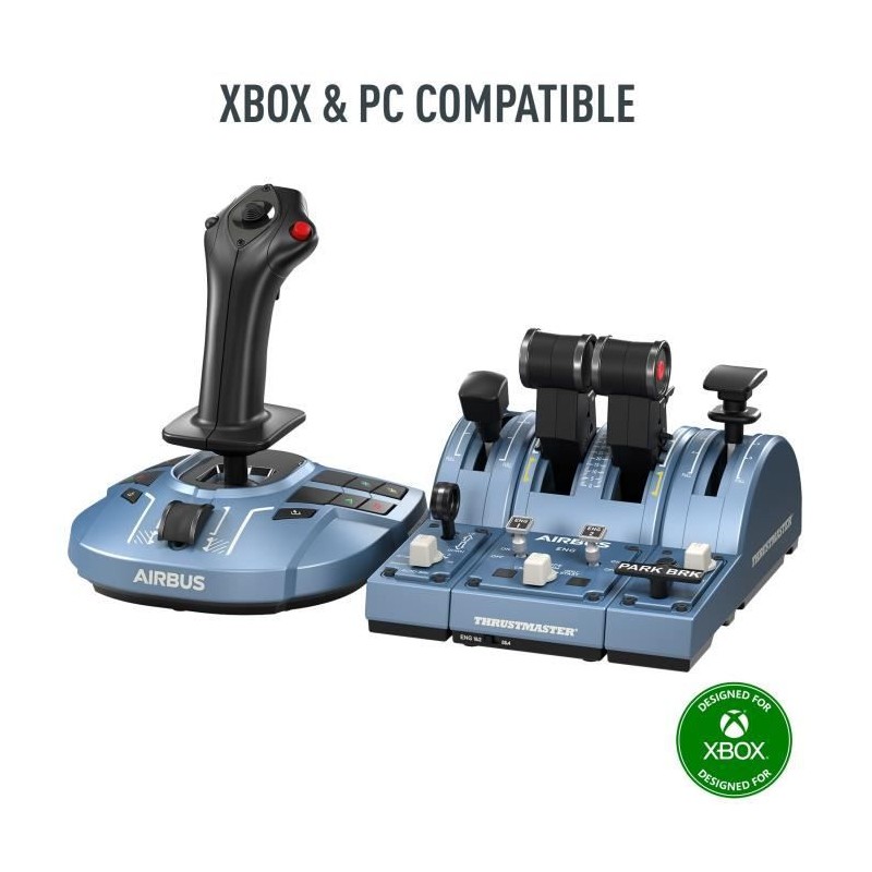 Joystick et Quadrant THRUSTMASTER TCA Captain Pack Airbus Edition - Xbox Series X|S et PC