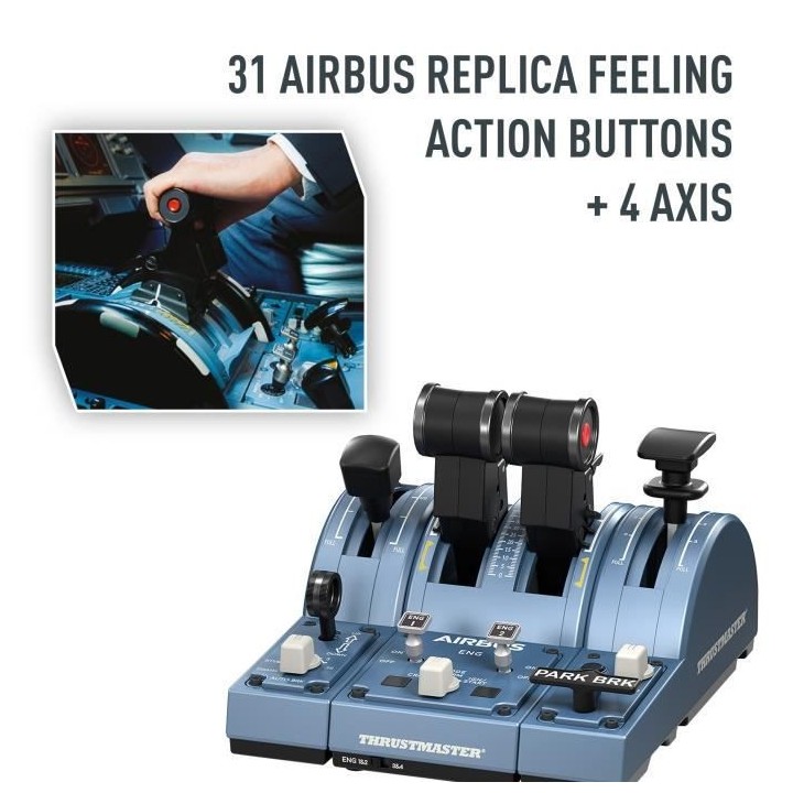 Joystick et Quadrant THRUSTMASTER TCA Captain Pack Airbus Edition - Xb
