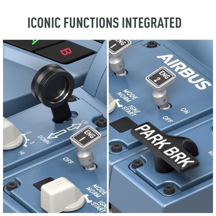 Joystick et Quadrant THRUSTMASTER TCA Captain Pack Airbus Edition - Xb