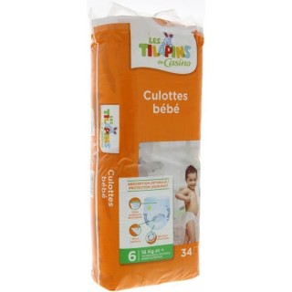 LES TILAPINS 34 Culottes bébé Taille 6 - 16 kg et +