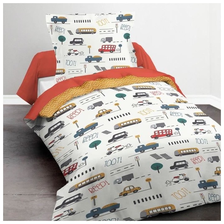 Parure de lit - FIRST 1.4 - Housse de couette 140x200 cm et 1 taie d'o