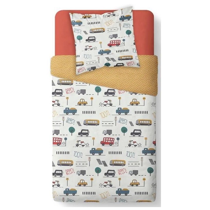 Parure de lit - FIRST 1.4 - Housse de couette 140x200 cm et 1 taie d'o