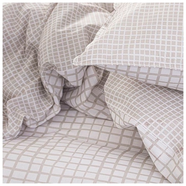 Parure de lit - SUNNY 1.6 - Housse de couette 220x240 cm et 2 taies d'