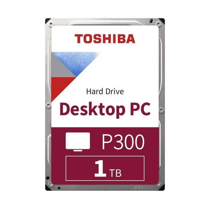 TOSHIBA - Disque dur Interne - P300 - 1To - 7 200 tr/min - 3.5 Boite R