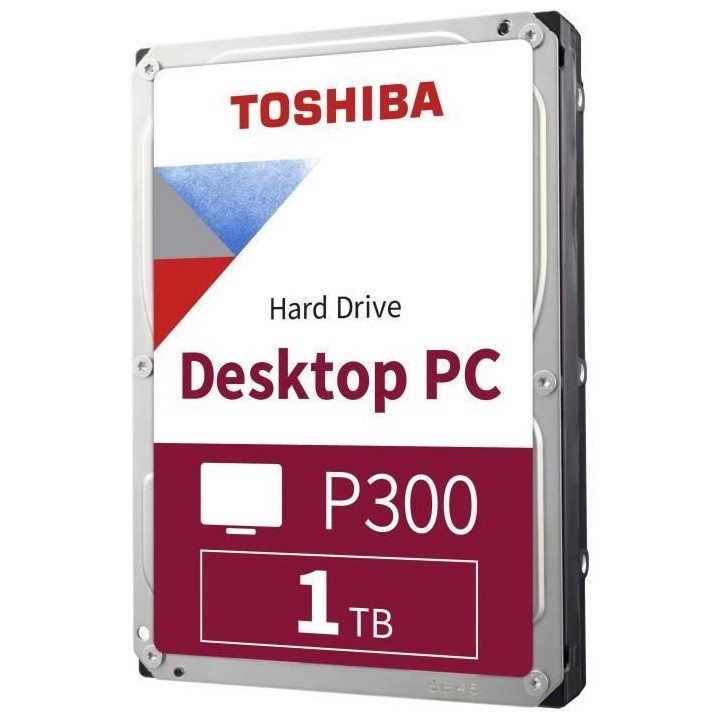 TOSHIBA - Disque dur Interne - P300 - 1To - 7 200 tr/min - 3.5 Boite R