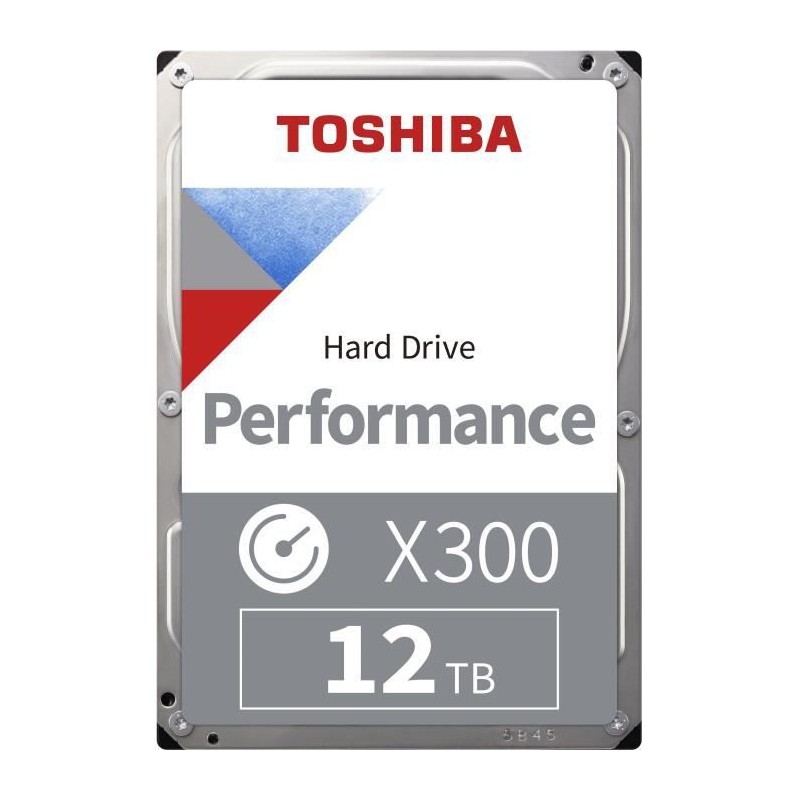 TOSHIBA X300 - High-performance Hard Drive Disque dur interne - 12 To - 256 Mo - 3,5 - 7200 tpm