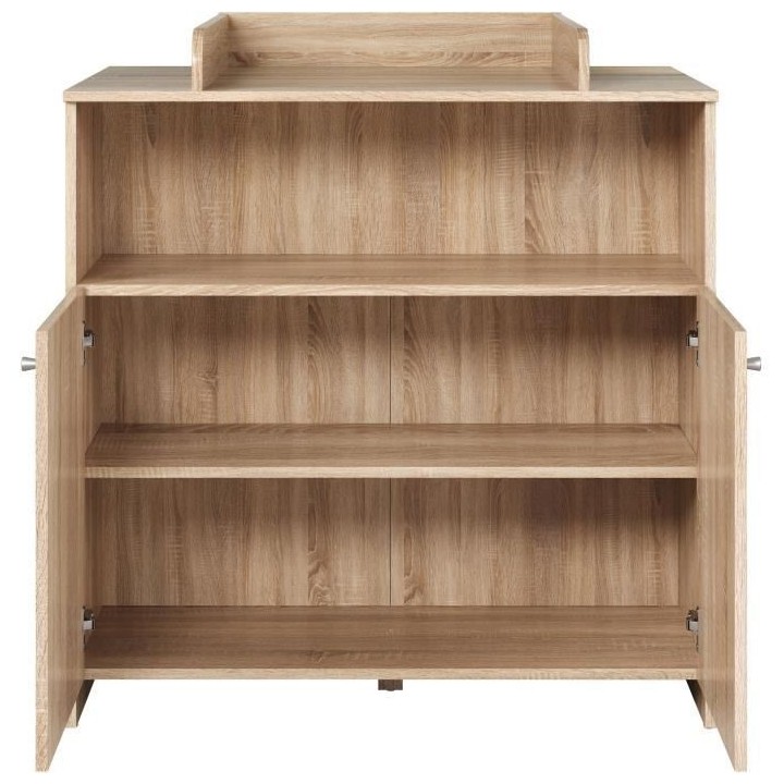 Chambre bébé trio NIKO - Lit 70x140 cm + Commode a langer 2 portes +