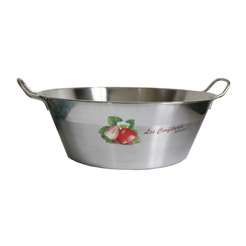 BAUMALU 340678 Bassine a confiture 38 cm décorée