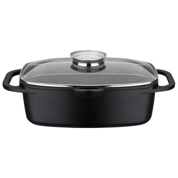 BAUMALU Rôtissoire fonte aluminium - 33 x 21 cm