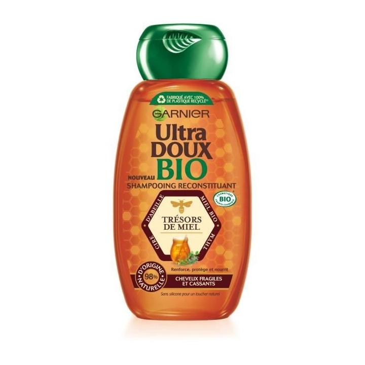 Shampooing Ultra Doux GARNIER Trésors de Miel Cheveux cassants et fra