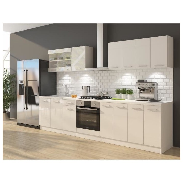 ULTRA Cuisine complete avec meuble four et plan de travail inclus L 30