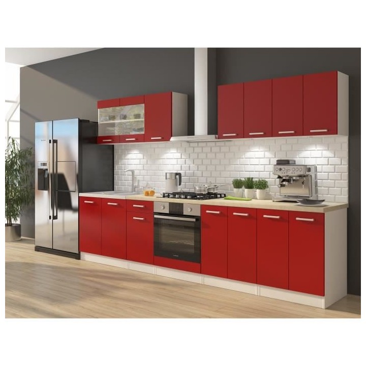 ULTRA Cuisine complete avec meuble four et plan de travail inclus L 30