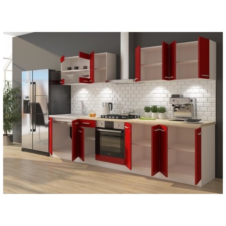 ULTRA Cuisine complete avec meuble four et plan de travail inclus L 30