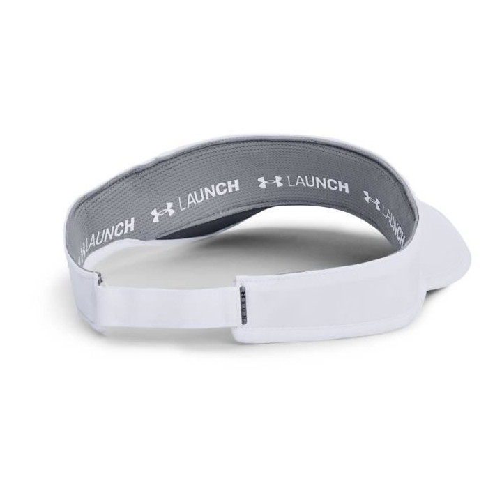 Casquette - UNDER ARMOUR - Isochill Launch Run Visor - Homme - Blanc