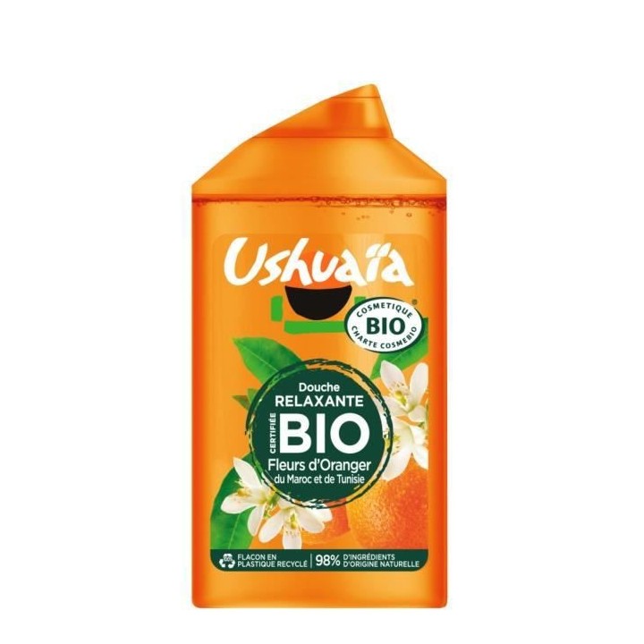 Douche relaxante BIO Fleur d'Oranger USHUAiA - 250 ml