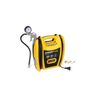 POWERPLUS Compresseur 1100W sans huile & sans cuve + 5ACC