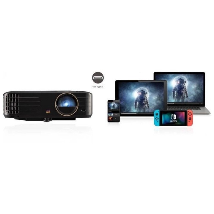 Vidéoprojecteur Home Cinéma HDR 4K - VIEWSONIC PX728-4K - 240Hz - AN