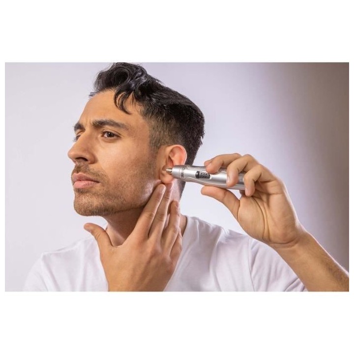 Tondeuse sans fil WAHL - 05606-308 - Batterie a piles - Barbe + nez +