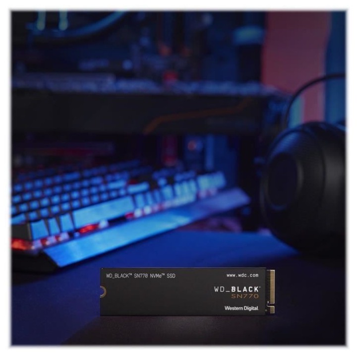 Disque SSD Interne - SN770 NVMe - WD_BLACK - 2 To - M.2 2280 - WDS200T