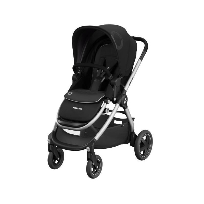 MAXI-COSI Poussette citadine naissance confort Adorra2, 4 roues, Essential Black