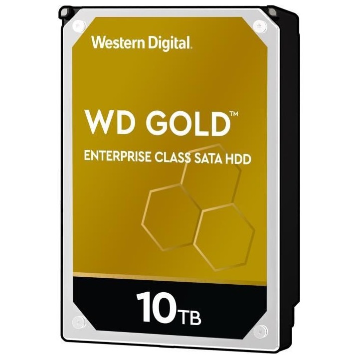 WD Gold™ - Disque dur Interne Enterprise - 10To - 7200 tr/min - 3.5