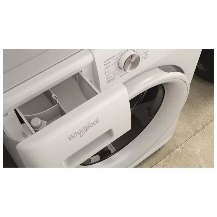 Lave linge hublot WHIRLPOOL FFS7458WFR - 7 kg - Induction - 1400 trs/m