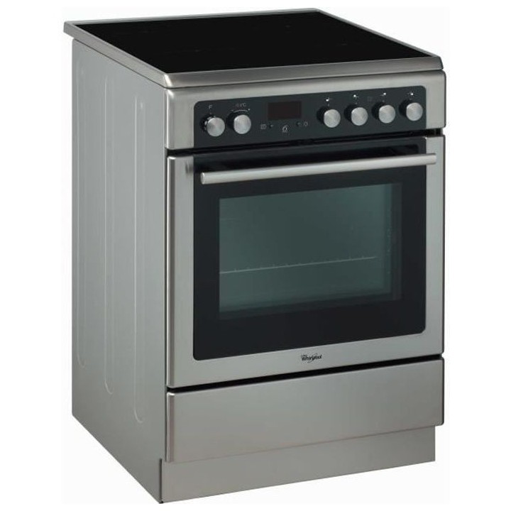 WHIRLPOOL- AXMT6534/IX - Cuisiniere Vitrocéramique - 4 foyers - 6400W