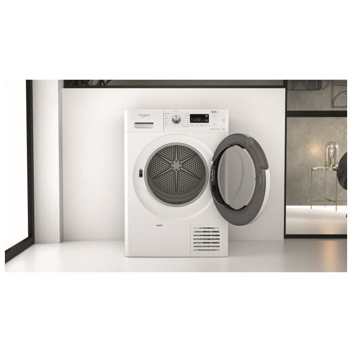 Seche-linge pompe a chaleur WHIRLPOOL - FFTM1172FR - 7 kg - Moteur ind