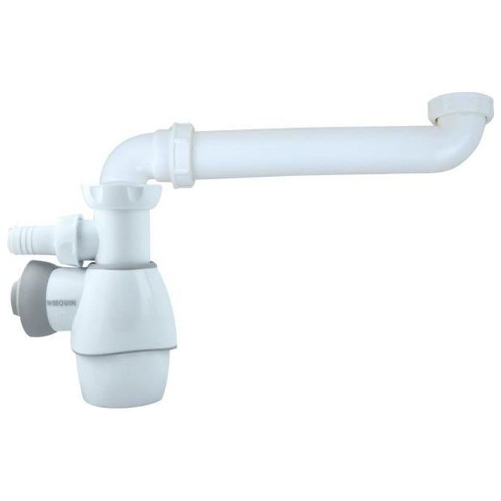 WIRQUIN Siphon Deporte télescopique tout en un D32-40 lavabo