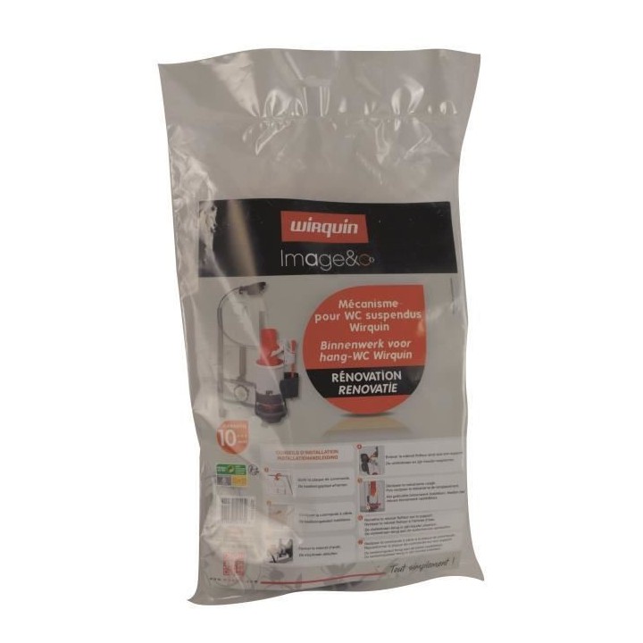 WIRQUIN Mécanisme pour bâti WC suspendu