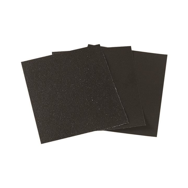 WOLFCRAFT 1 Feuille abrasive en toile émeri - Grain 320 - 230x280 mm