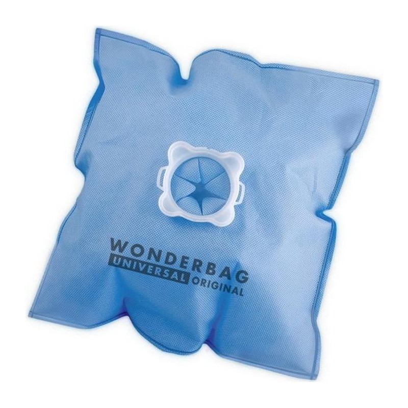 ROWENTA Lot de 5 sacs microfibre pour aspirateur Wonderbags original - WB406120 - Bleu