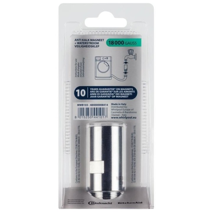 MWB103 Anticalcaire magnétique + Vanne anti débordements