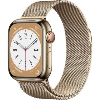 Apple Watch Series 8 GPS + Cellular - 41mm - Boîtier Gold Stainless S