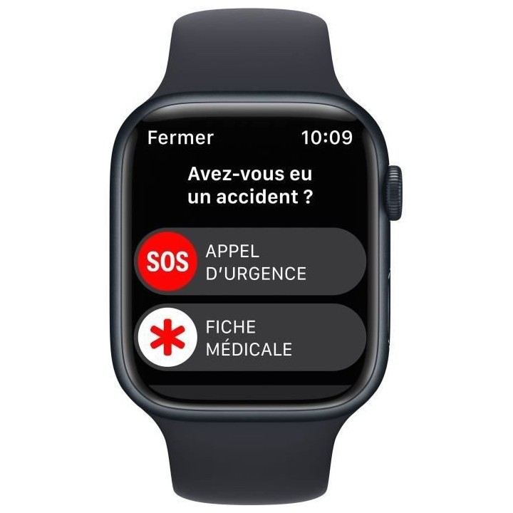 Apple Watch Series 8 GPS + Cellular - 45mm - Boîtier Midnight Alumini
