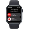 Apple Watch Series 8 GPS + Cellular - 45mm - Boîtier Midnight Aluminium - Bracelet Midnight Sport Band - Regular