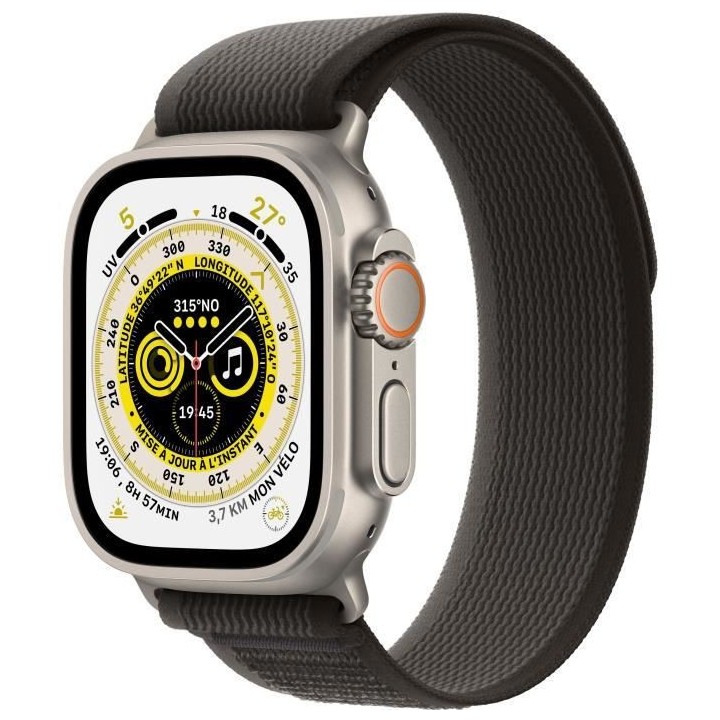 Apple Watch Ultra GPS + Cellular - 49mm - Titanium - Bracelet Black/Gr